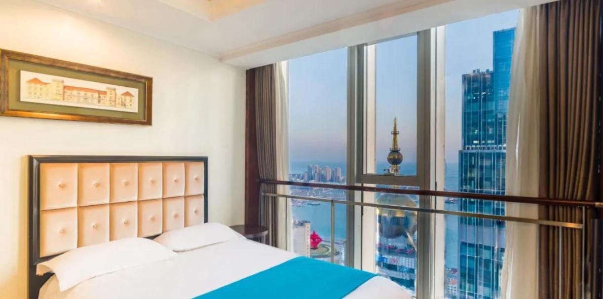 Qingdao Jinshan We+ Holiday Apartment Ngoại thất bức ảnh